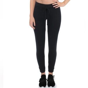 Beyond Yoga Womens Lounge Around Black Soft Sweatpants Jogger Pants Athletic S